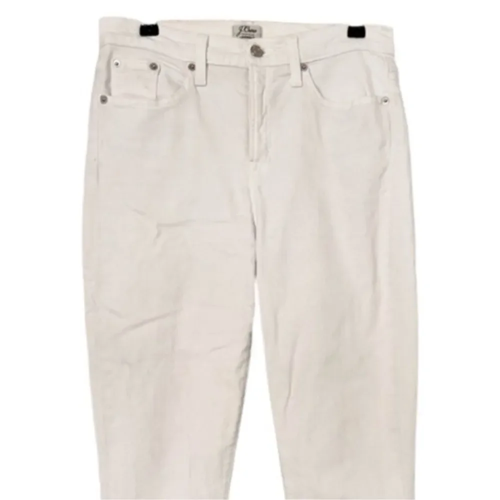 J. Crew Jeans Lookout High-rise Jeans in White Size 29.